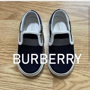 Burberry slip ons